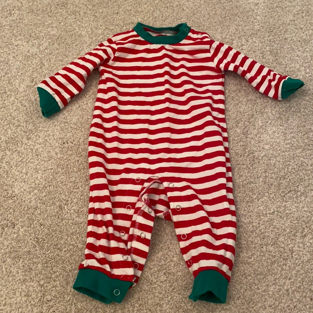Unisex 9M baby Christmas cotton play suit